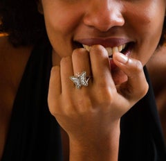 Diamond Butterfly 0.48ct Ring