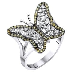 Anillo Mariposa de Diamantes 0,48ct