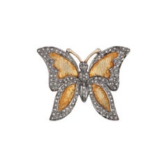 Diamond Butterfly Cocktail Ring