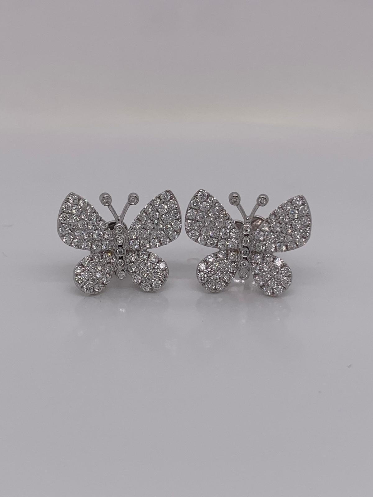 butterfly gucci earrings