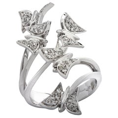 Diamond Butterfly Ring