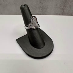 Diamond Butterfly Ring in 14kt White Gold - 0.40ctw GH SI Diamonds, Size 7