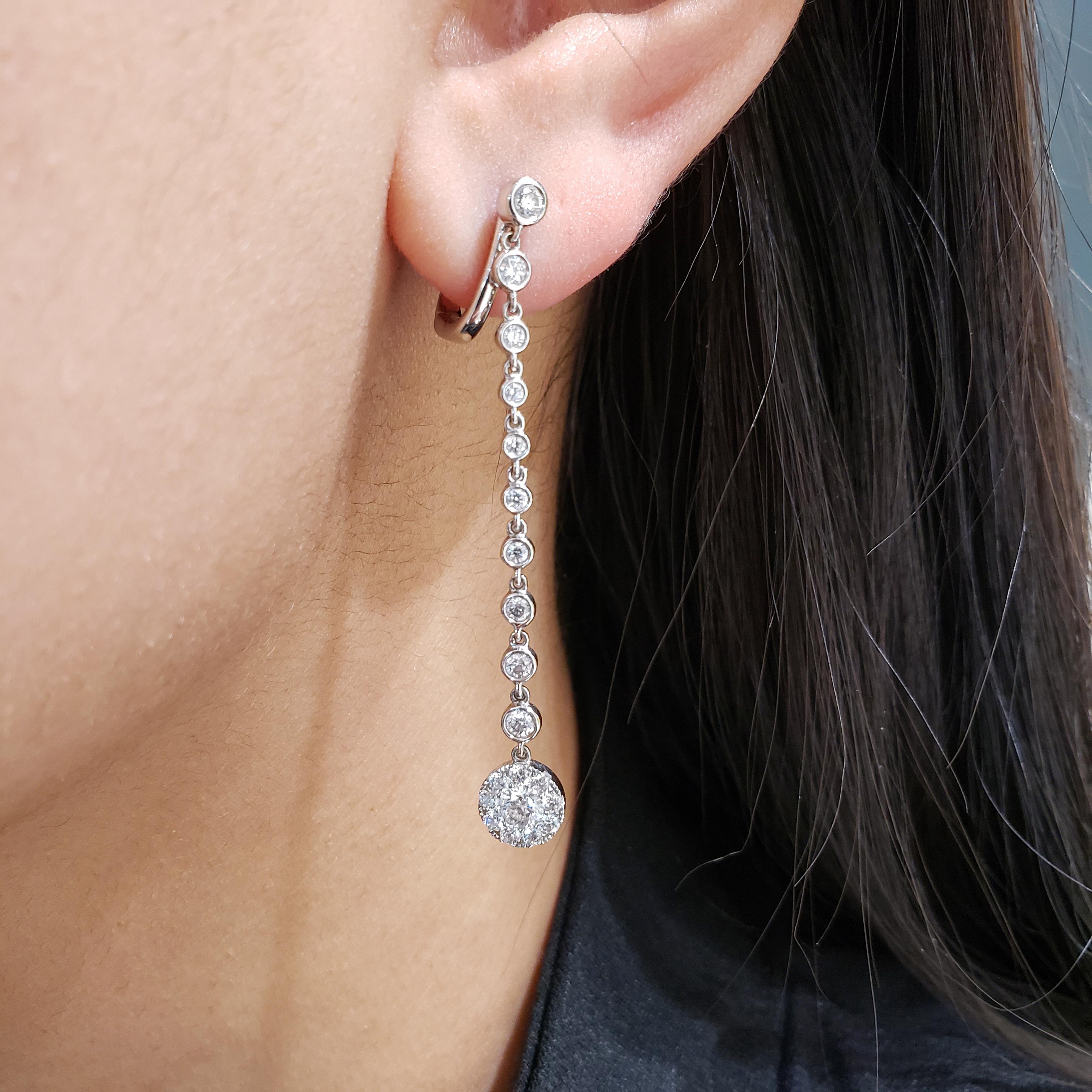 diamonds by the yard drop earrings