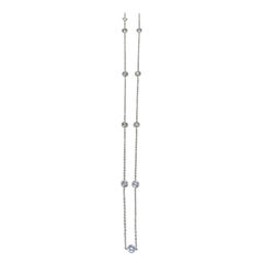 Diamond By The Yard Halskette in 14k Weißgold
