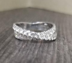 Diamond Bypass Ring