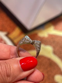 Diamond Bypass Ring