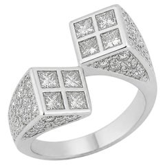 Diamond Bypass Ring