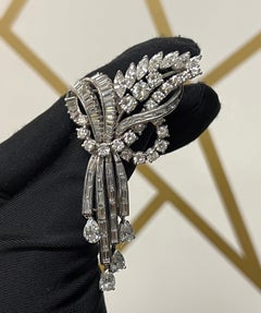 Diamond Cascade Brooch