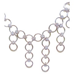 Diamond Chain Mail Necklace