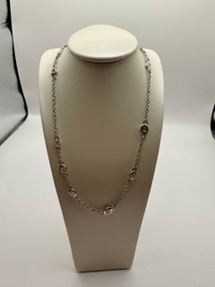 Diamond Chain necklace 14kt gold yard