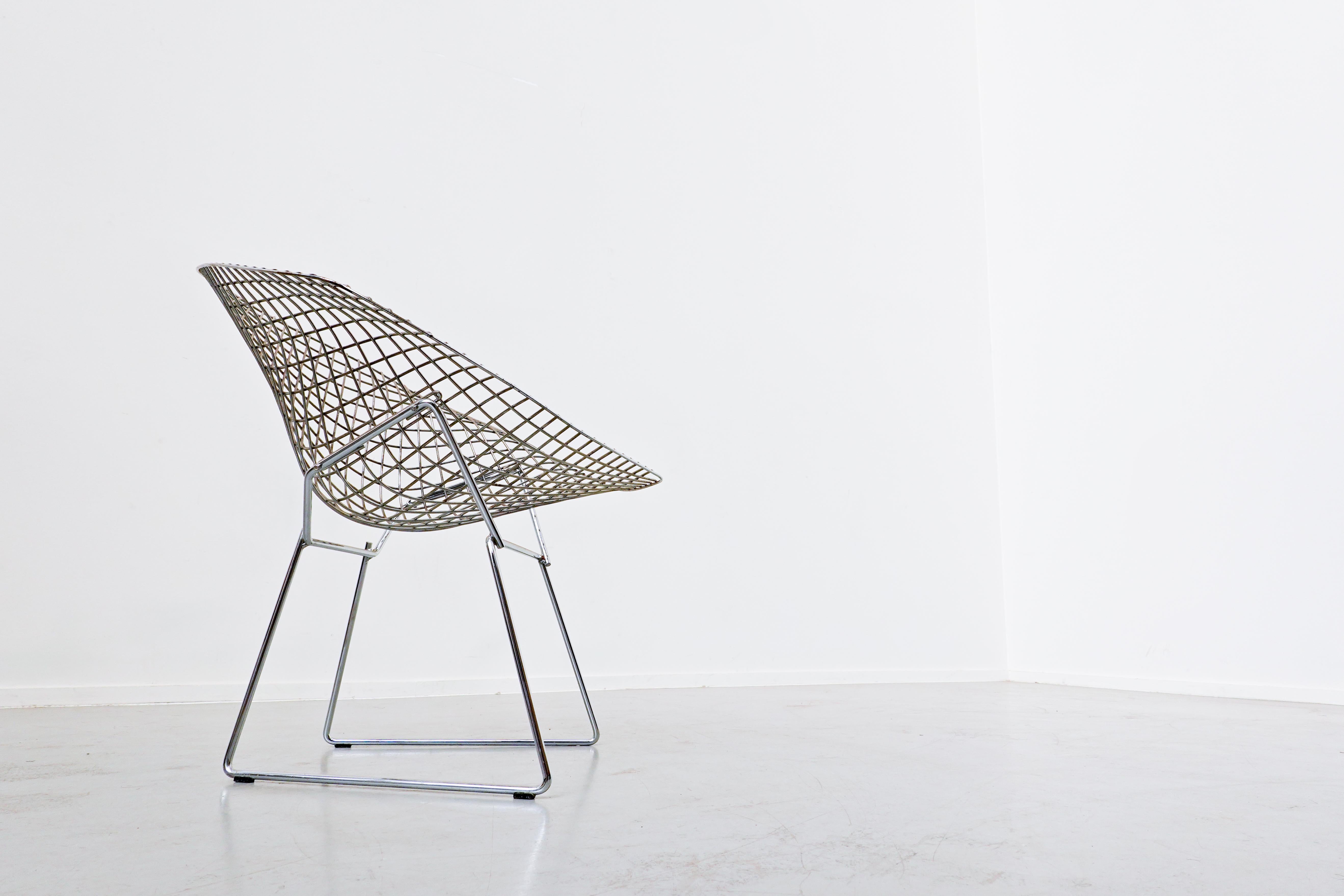 Diamond Chair by Harry Bertoia for Knoll International In Good Condition In Brussels, BE