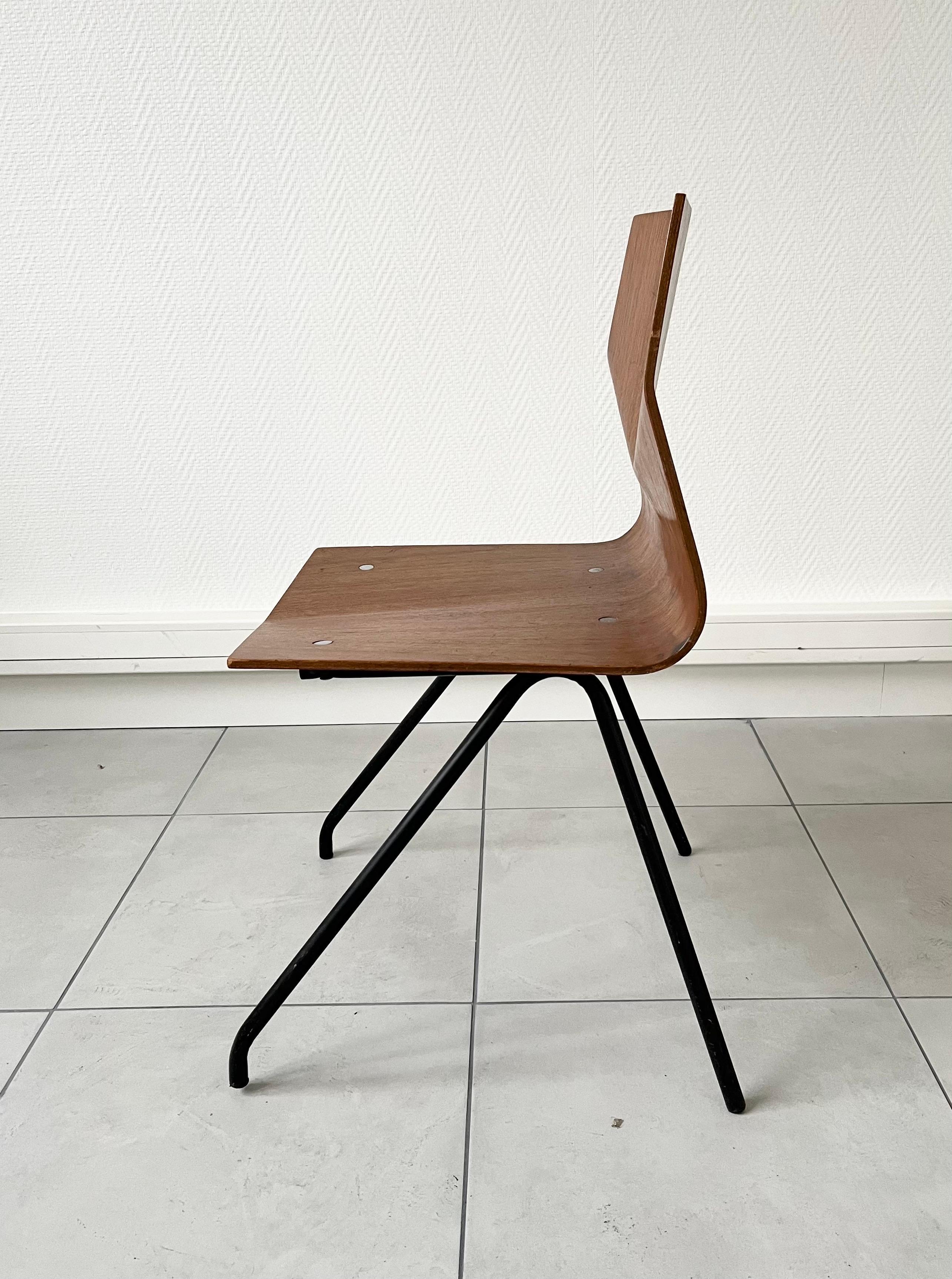 Mid-Century Modern Diamond chair by René-Jean Caillette For Sale