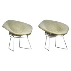 Chaises diamantées de Harry Bertoia pour Knoll:: 1970