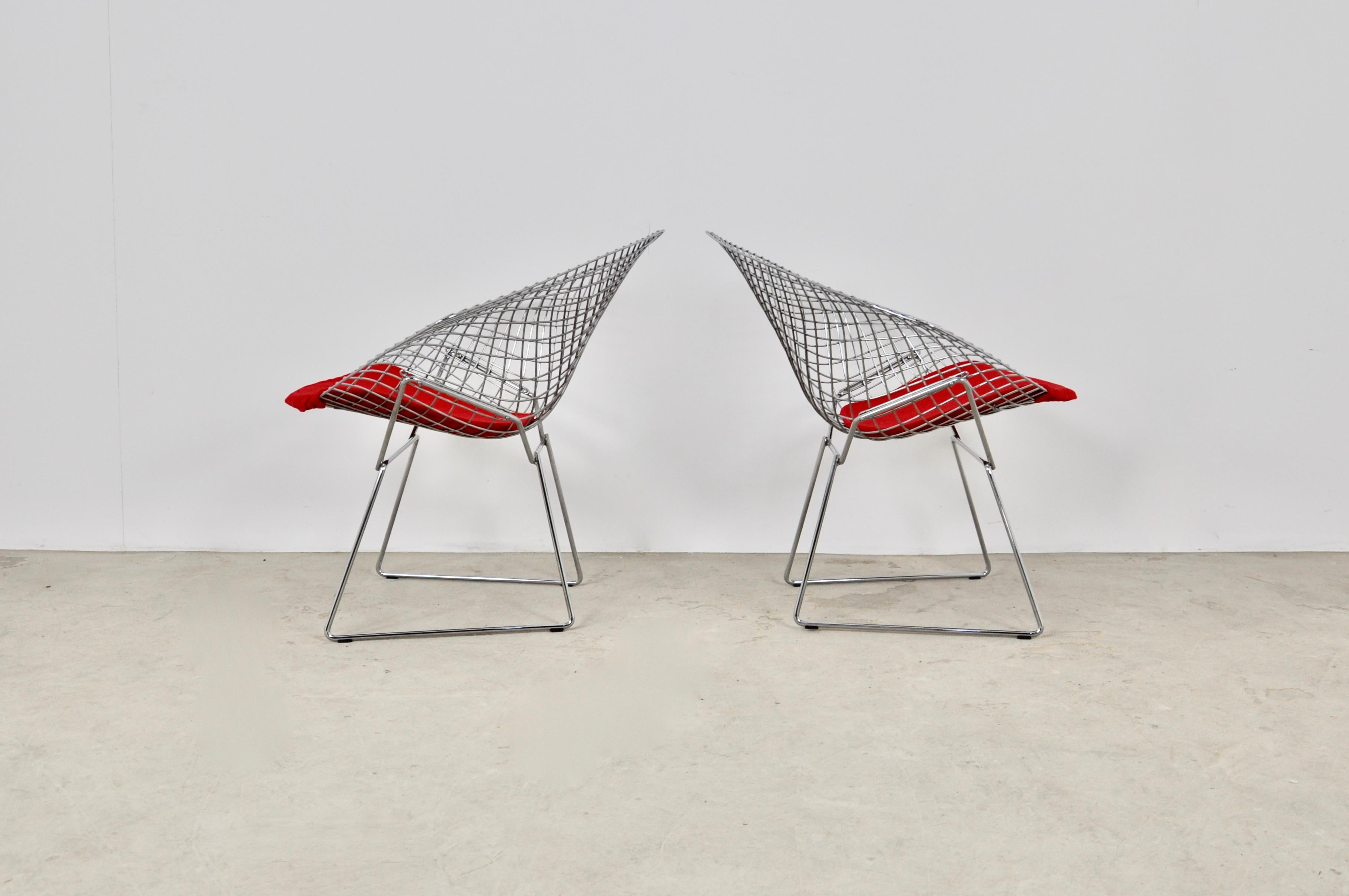 Late 20th Century Diamond Chairs by Harry Bertoia for Knoll, 1980s