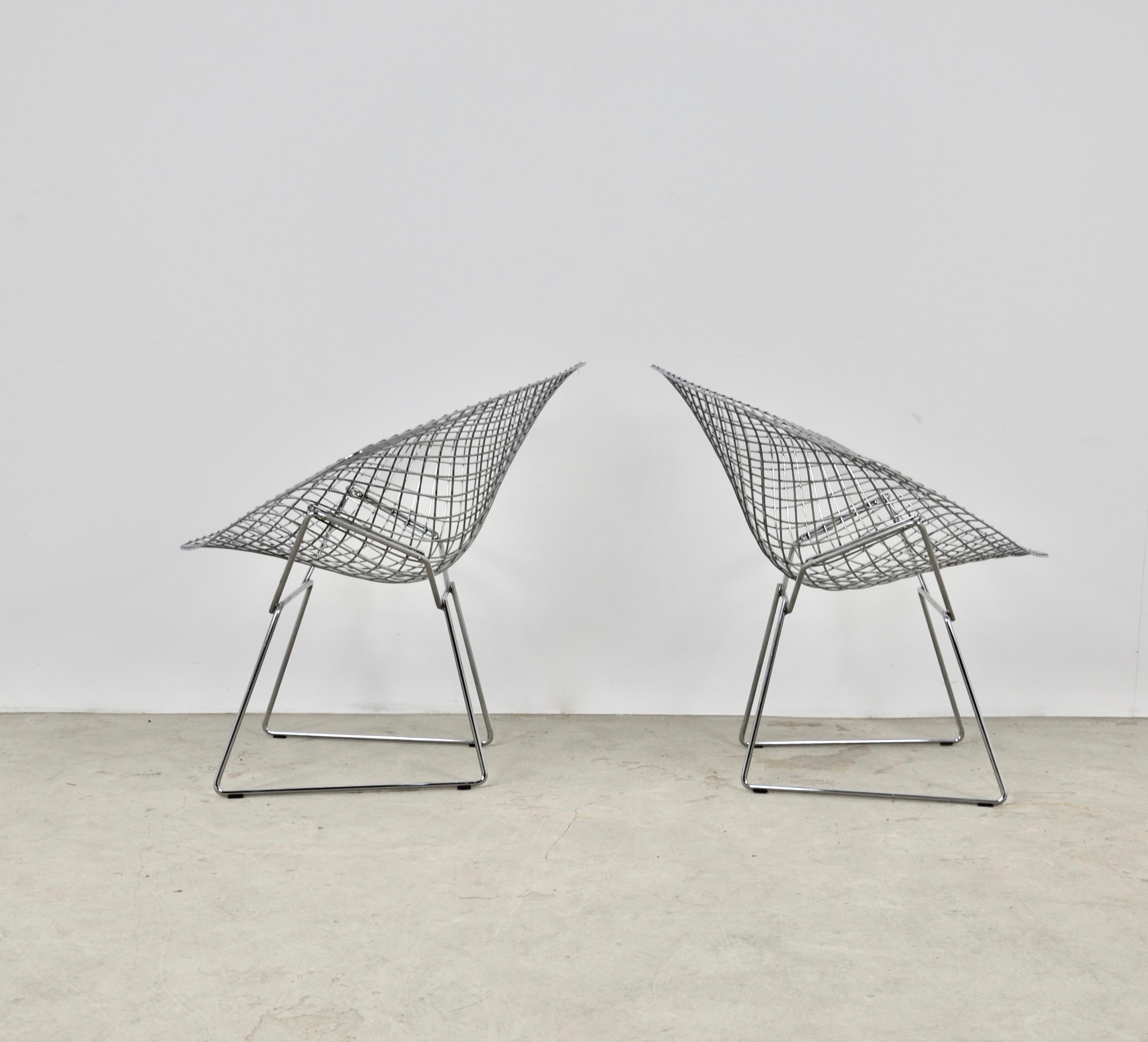 Diamond Chairs by Harry Bertoia for Knoll, 1980s Set 2 2