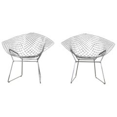 Diamond Chairs by Harry Bertoia for Knoll, 1980s Set 2