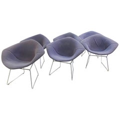 Retro  Diamond Chairs by Harry Bertoia for Knoll International