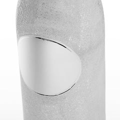 Diamond Champagne Cooler, Silver, Handcrafted in Italy, Elegant and Unique Gift