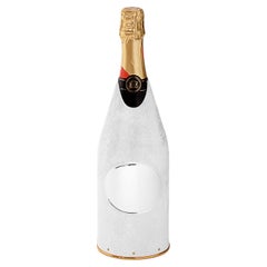 Diamond Champagne Cooler, Silver, Handcrafted in Italy, Elegant and Unique Gift