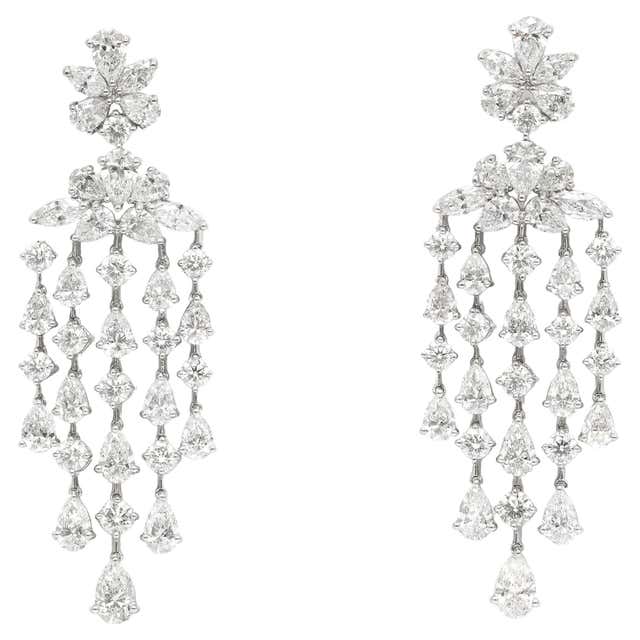 Diamond Chandelier Earrings For Sale at 1stDibs | chandelier diamond ...