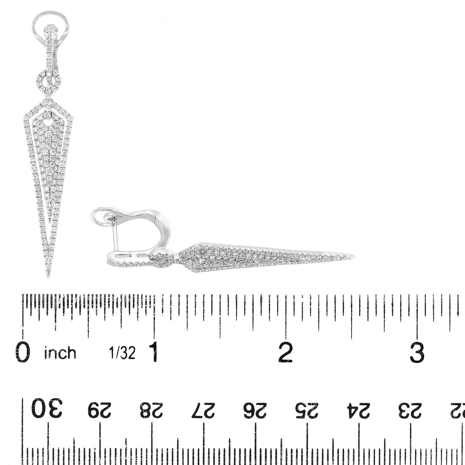 Diamond Chandelier Earrings by Spark Creations For Sale 1