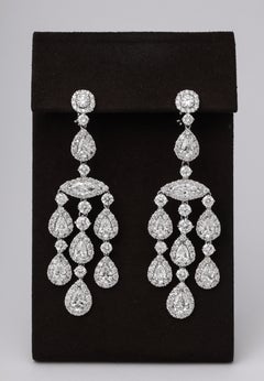 Diamond Chandelier Earrings