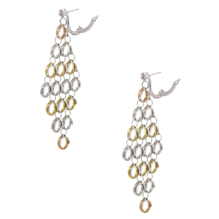 Diamond Chandelier Earrings For Sale (Free Shipping) at 1stDibs