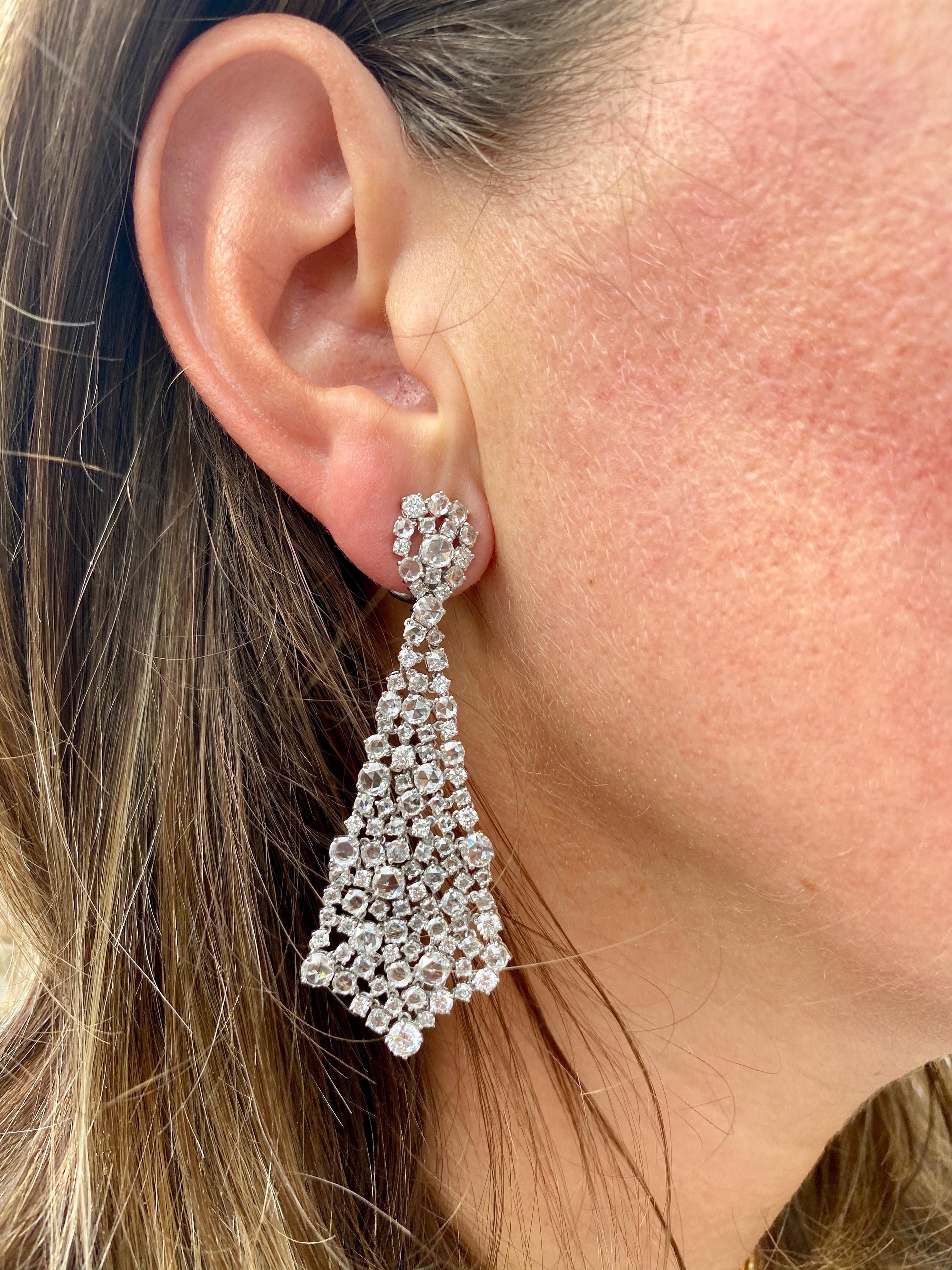 Women's Diamond Chandelier Earrings