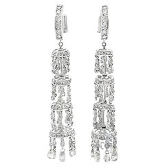 Pendientes araña de diamantes