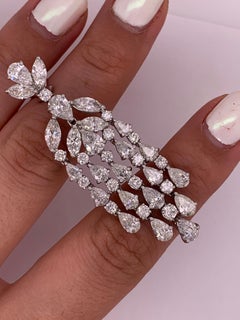 Diamond Chandelier Earrings in Platinum