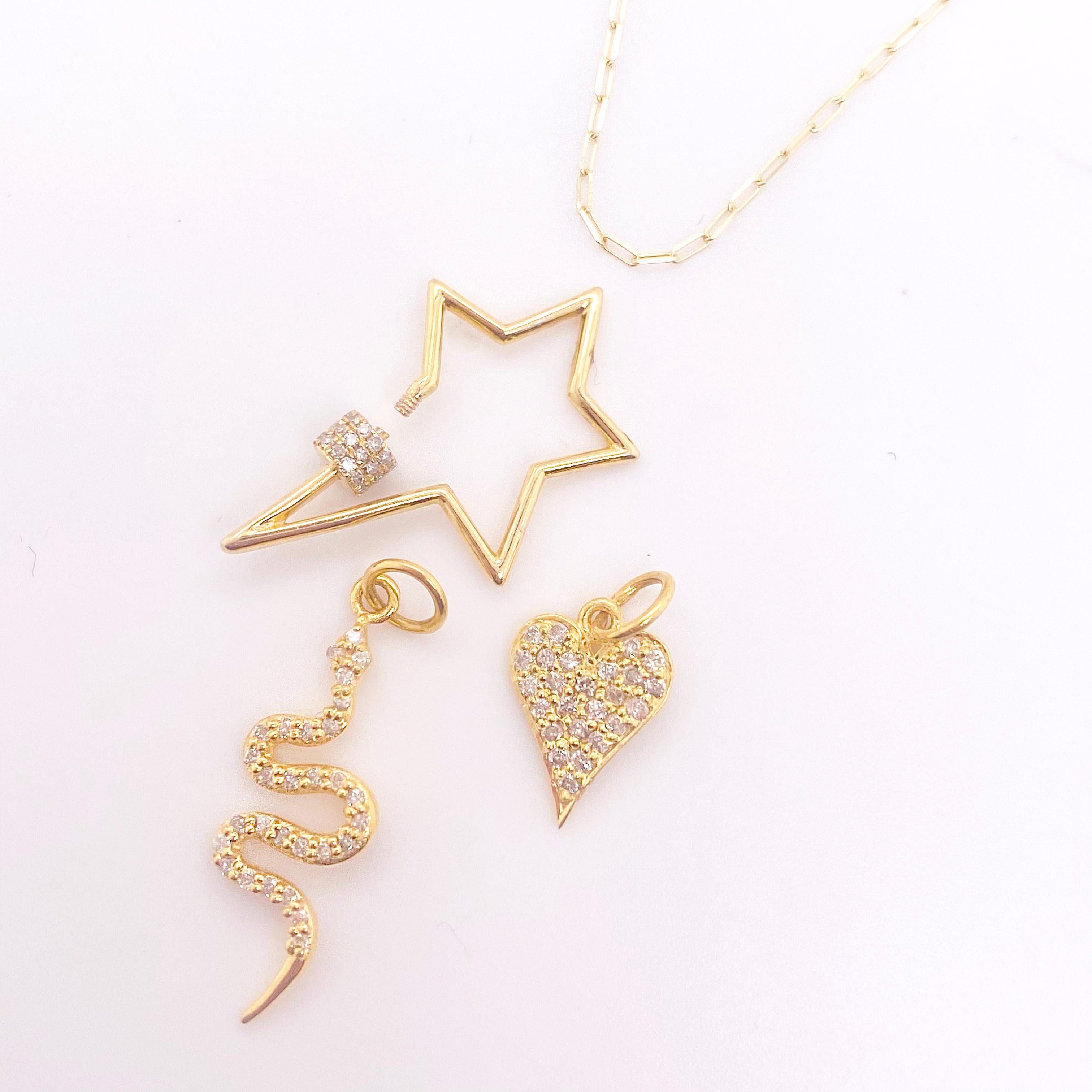 heart and star necklace