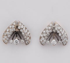 Diamond Cherry Stud Earrings