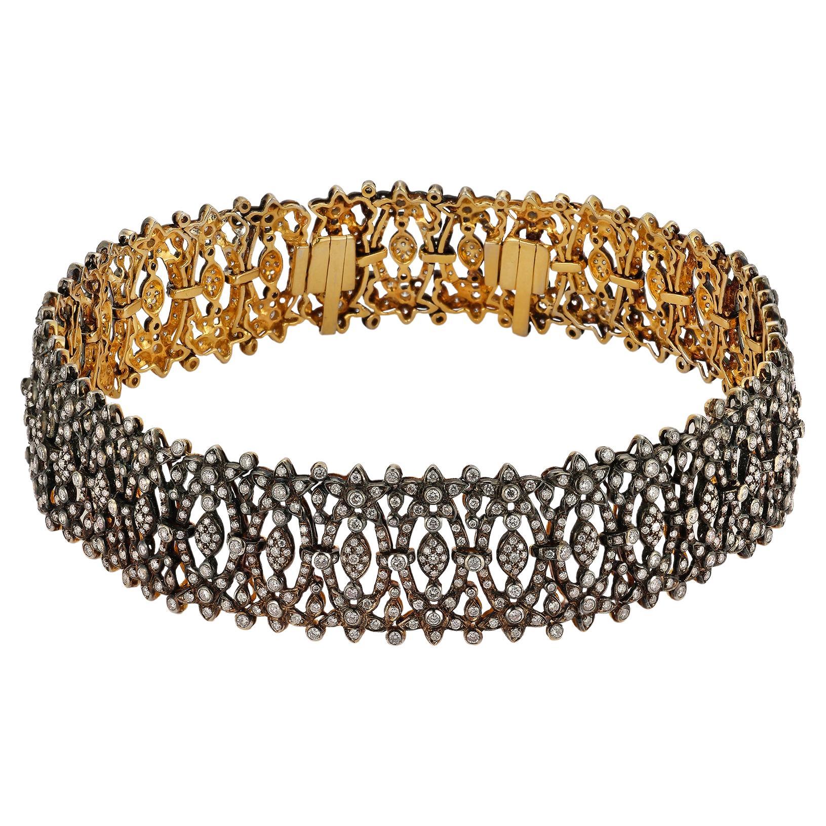 Diamant-Kropfband im Angebot