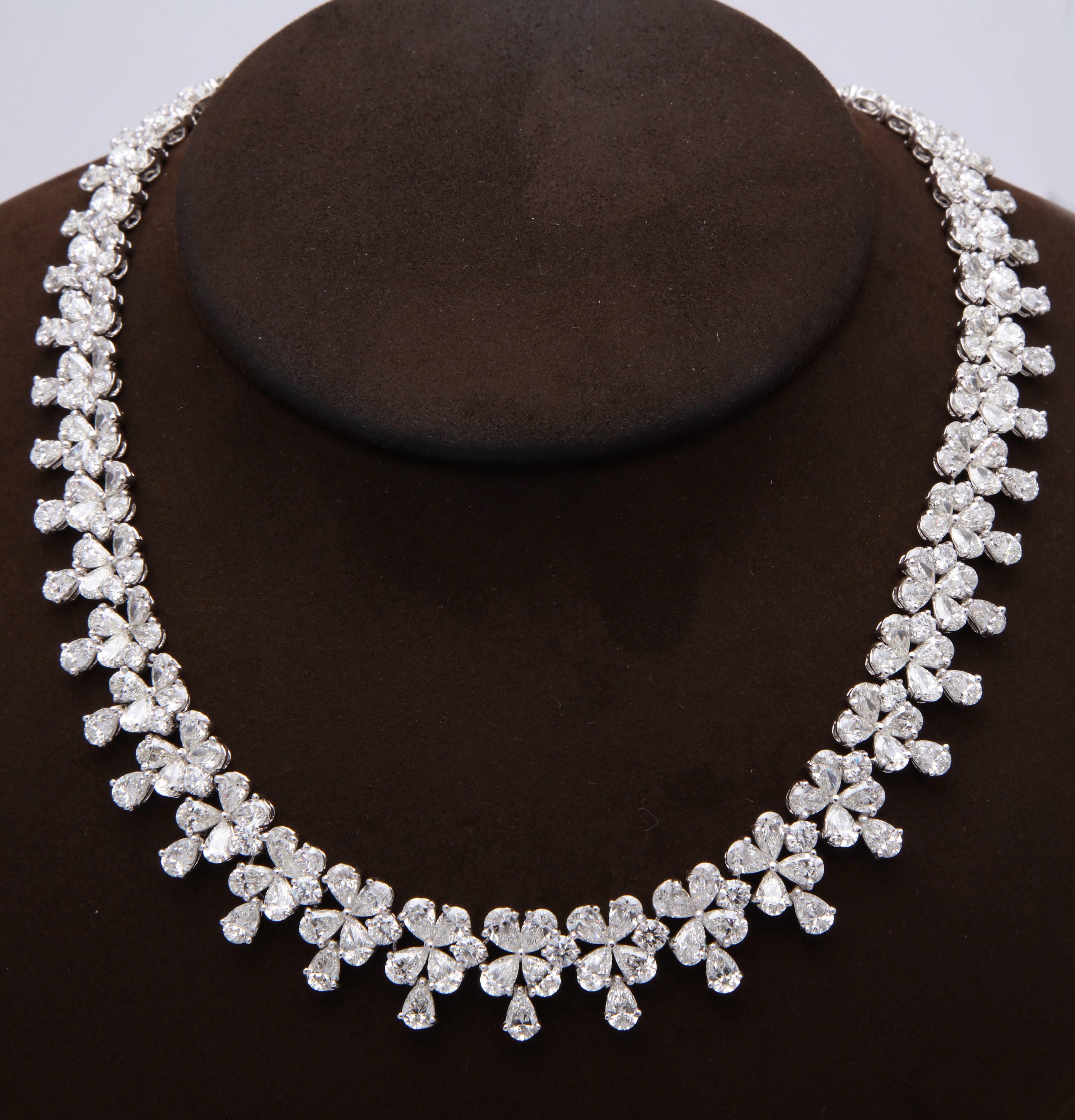 Diamant-Halskette mit Diamant im Zustand „Neu“ in New York, NY