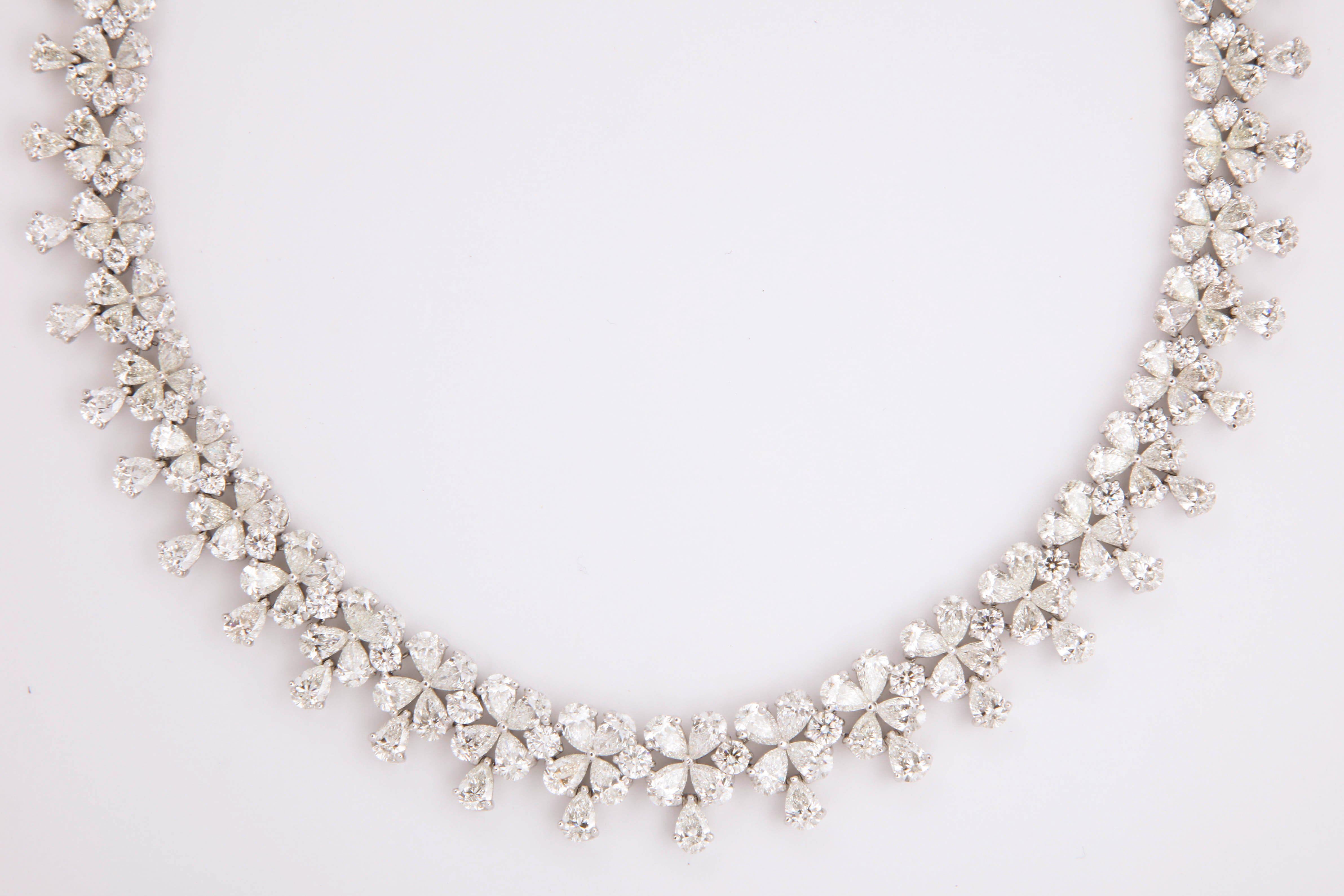 Diamant-Halskette mit Diamant Damen