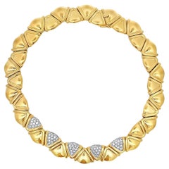 Yellow Gold Choker Necklaces