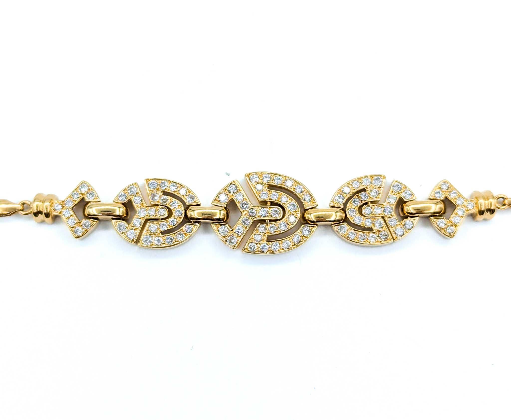 Diamond Choker Necklace in Yellow Gold For Sale 5
