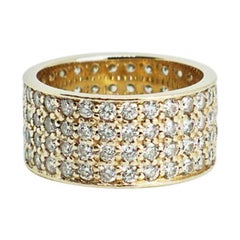 Diamond Cigar Ring, White Gold