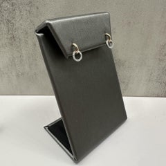 Diamond Circle Drop Earrings in 14kt Yellow Gold – 0.08ctw, New