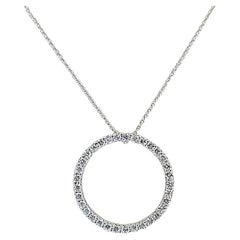Diamond Circle of Life Pendant Necklace
