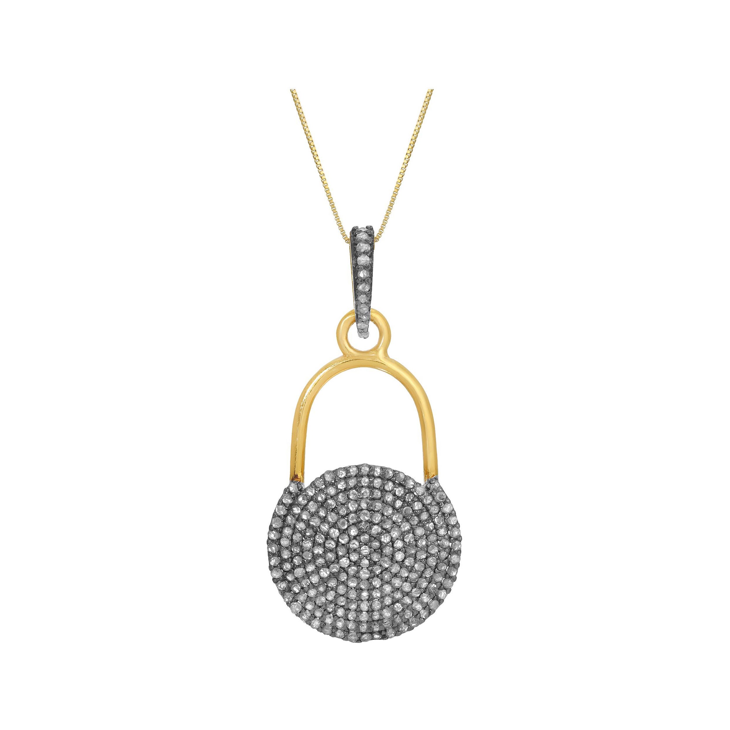 Diamant Cirque Medaillon-Anhänger im Angebot