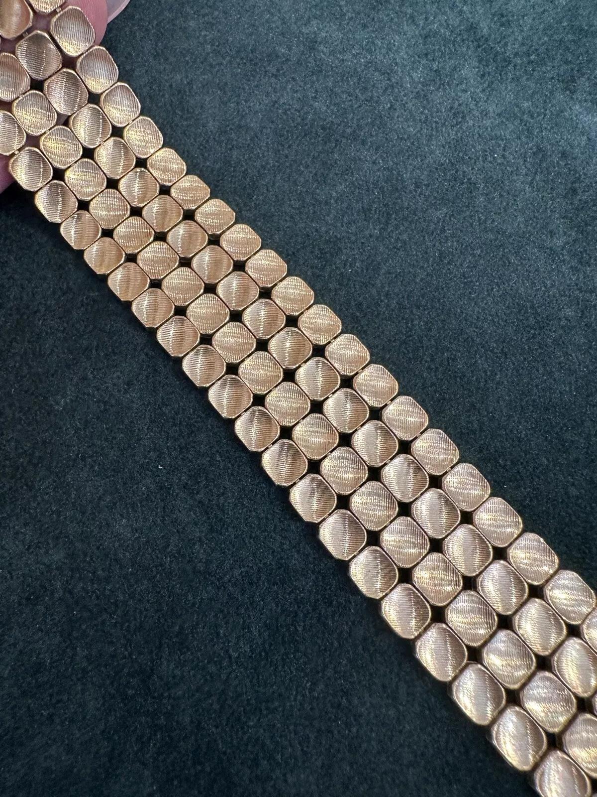Bracelet ceinture Clam coquillage en or jaune 18 carats avec diamants en vente 4