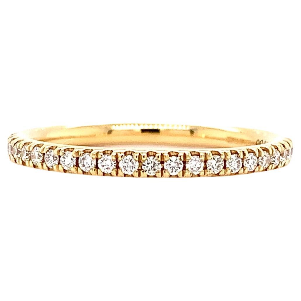 Diamant Classic Halb Ewigkeitsring 18k Gelbgold
