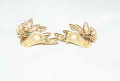 Diamond Clip-On Earrings Fred Paris