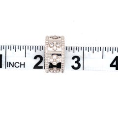 Diamond Clover Ring in the Style of the Perlée Clover Motif - 18K