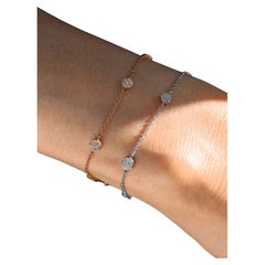 Diamond Cluster Bracelet 0.35 ct.