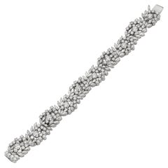Retro Diamond Cluster Bracelet
