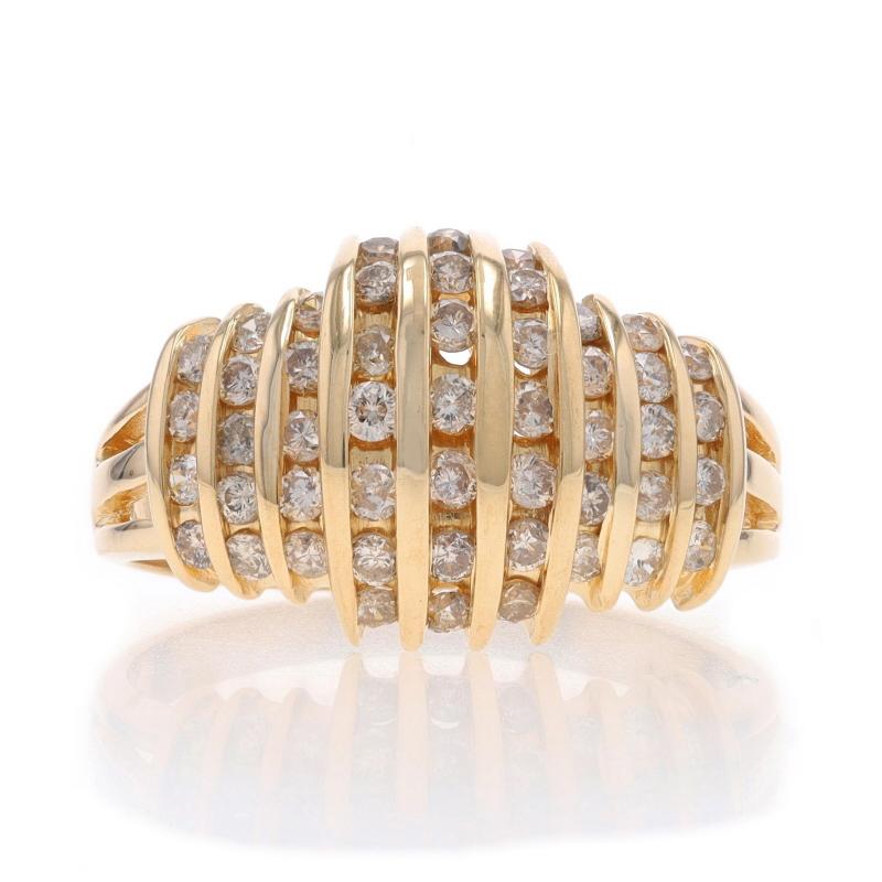 Dimensione: 9
Costo della taglia: Up 2 taglie per $35 o Down 1 taglia per $35

Contenuto del metallo: Oro giallo 14k

Informazioni su A. Stone

Diamanti naturali
Carati: 1.00ctw
Taglio: Rotondo brillante
Colore: Marrone champagne
Chiarezza: I1 -