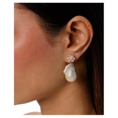 Pendiente Racimo de Diamantes