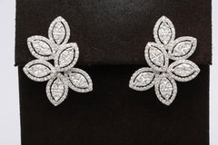 Diamond Cluster Earrings